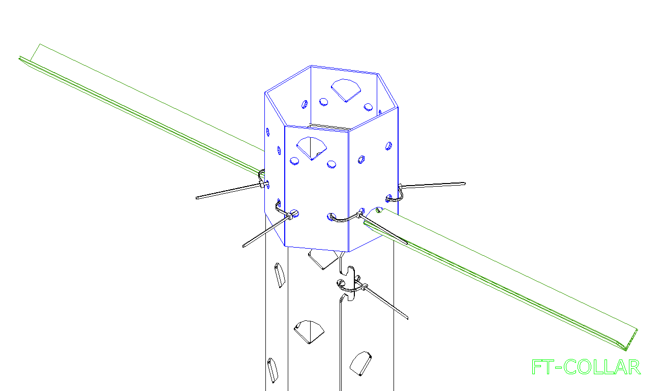 Fishing Tree Artificial Habitat End to End Connection Collar